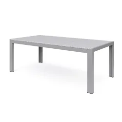 Granittisch 190 x 95 x 75 cm grau