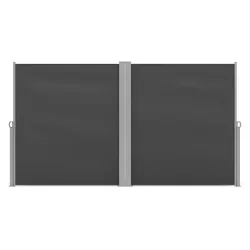 Doppelseitenmarkise VIA 160 x 800 cm anthrazit