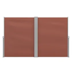 Doppelseitenmarkise 180 x 800 cm braun