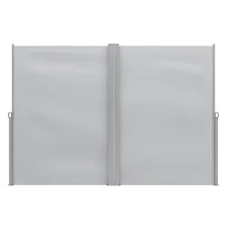 Doppelseitenmarkise VIA 200 x 800 cm grau