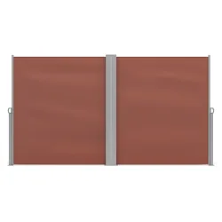 Doppelseitenmarkise 160 x 800 cm braun