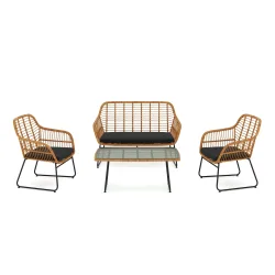 Gartenmöbel Set MALI 4-teilig