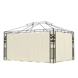 Seitenwände Gartenpavillon ZEN beige
