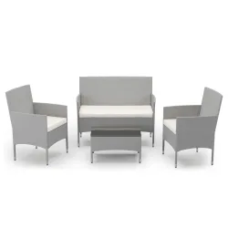 Kissenset für Gartenset MALIA beige