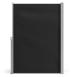 Seitenmarkise VIA 200 x 500 cm schwarz