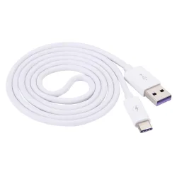 Ladekabel für Smartphones USB Typ C 2 m weiss
