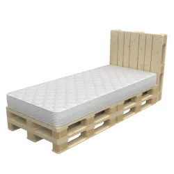 Palettenbett 90 x 200 cm Komplett-Set