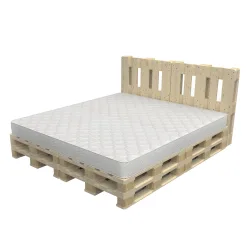 Palettenbett 180 x 200 cm Komplett-Set