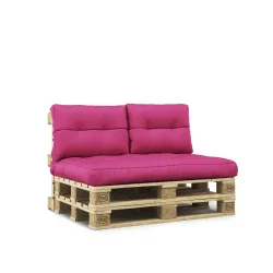 Palettenlounge MELIDE inkl. Kissen pink