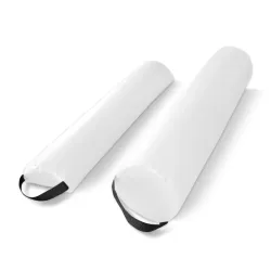 Knie- und Nackenrolle Set 66 cm weiss