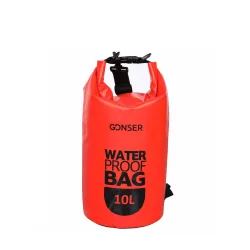 Dry Bag Tasche wasserdicht rot 10L