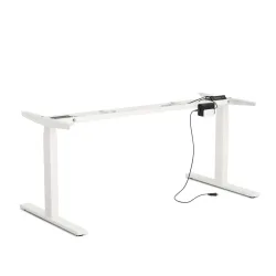 Tischgestell Stehpult elektrisch weiss 160 - 180 cm