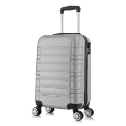 Reisekoffer Hartschalenkoffer AVA Grösse L silber