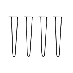 Tischbeine Hairpin schwarz 71 cm