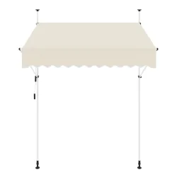 Balkonmarkise 200 x 120 cm beige
