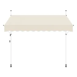 Balkonmarkise 300 x 120 cm beige