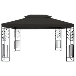 Gartenpavillon LAVEN 4 x 3 m anthrazit