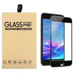 Schutzfolie für iPhone 8 schwarz