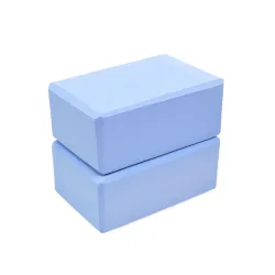 Yoga Block 2er Set blau