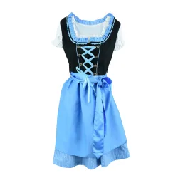 Dirndl Kleid blau Grösse 34