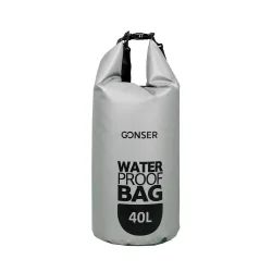 Dry Bag Tasche wasserdicht grau 40L