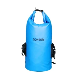 Dry Bag Rucksack wasserdicht blau 40L