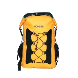Dry Bag Rucksack wasserdicht orange 30L