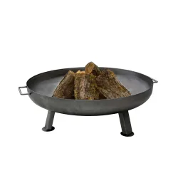 Feuerschale Edelstahl SATURN Ø 80 cm