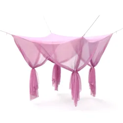 Moskitonetz 220 x 210 cm pink