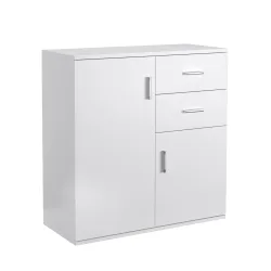 Kommode 80 x 82 cm weiss