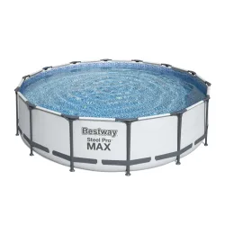 Bestway Pool Komplett-Set hellgrau 427 x 107 cm