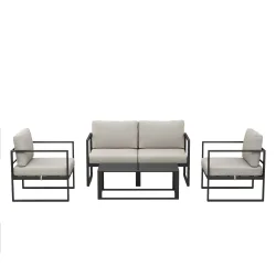 Lounge LEANDROS hellgrau