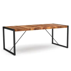 Esstisch Holz CLEMENT 180 x 90 cm