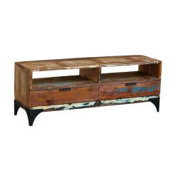TV Möbel Holz Vintage STEWART