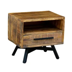 Nachttisch Holz Vintage JACOB