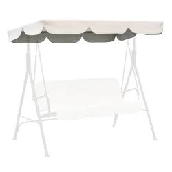 Stoffdach Hollywoodschaukel beige