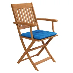 Sitzkissen 40 x 40 cm türkis