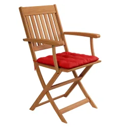 Sitzkissen 40 x 40 cm rot