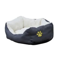Hundebett Katzenbett PFÖTCHEN M grau