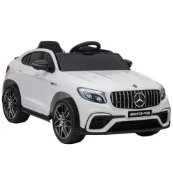Elektroauto Kinder Mercedes GLC 63S weiss