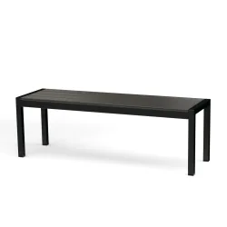 Gartenbank RIVI 135 cm schwarz