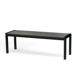 Gartenbank RIVI 135 cm anthrazit/schwarz