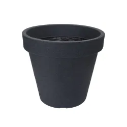 Blumentopf anthrazit 25 cm