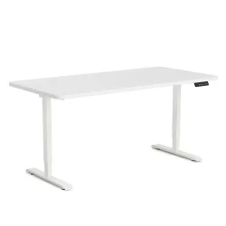 Stehpult elektrisch PREMIUM weiss 140 x 70 cm