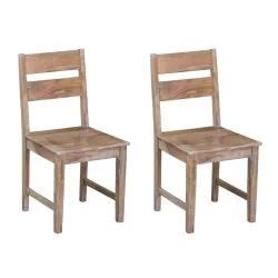 Esszimmerstuhl Holz FLORINE 2er Set