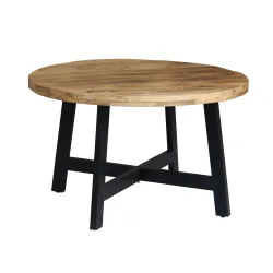 Esstisch Holz THIBAUT rund 130 cm