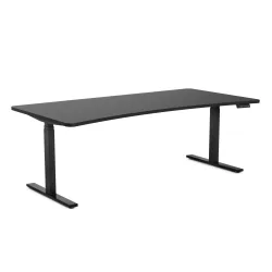 Stehpult elektrisch PREMIUM schwarz 200 x 92 cm