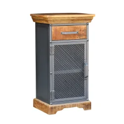 Beistellschrank Holz SAMO 45 x 80 cm
