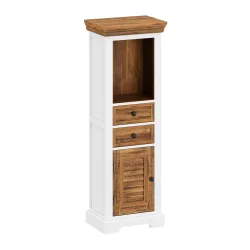 Hochschrank Holz Vintage ALEXIS 45 x 130 cm