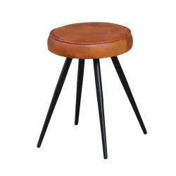 Hocker Leder Vintage ANOUK